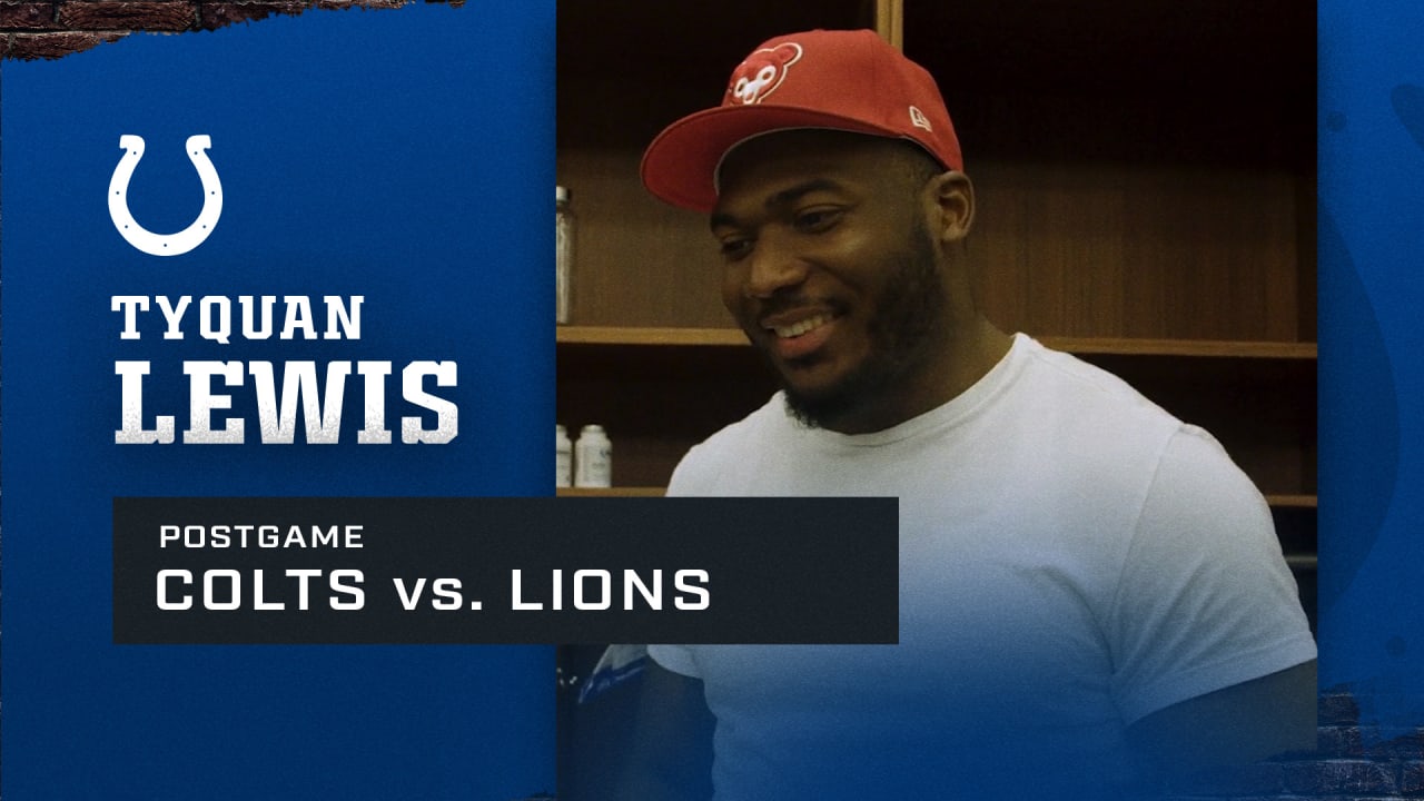Tyquan Lewis Colts vs. Lions Postgame