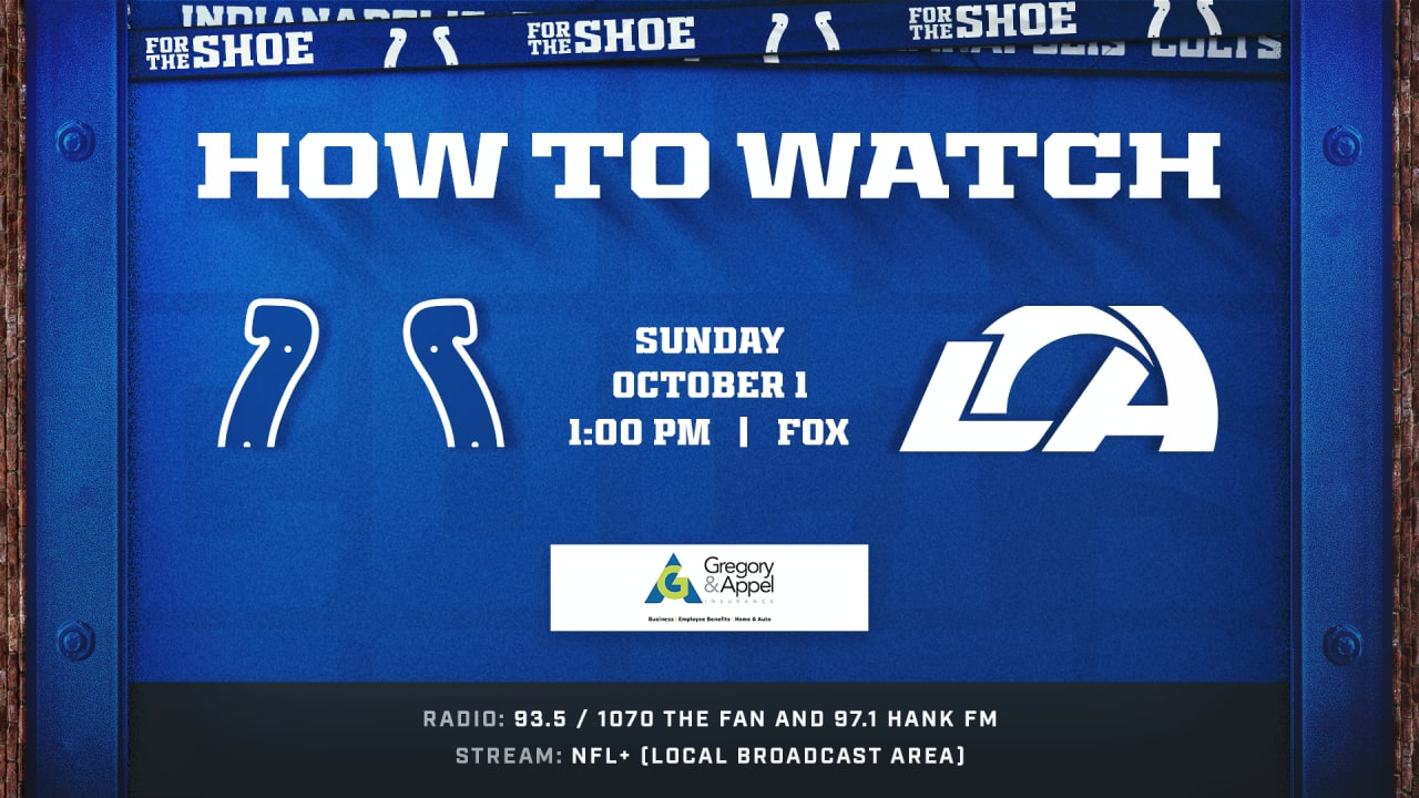 What channel is the Rams game today (10/1/23)? FREE LIVE STREAM, Time, TV,  Channel for NFL Week 4 vs. Colts 