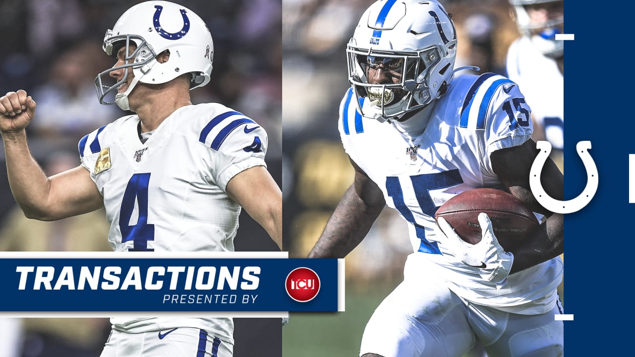 Colts sign WR Tyler Adams, place WR Ashton Dulin on injured reserve