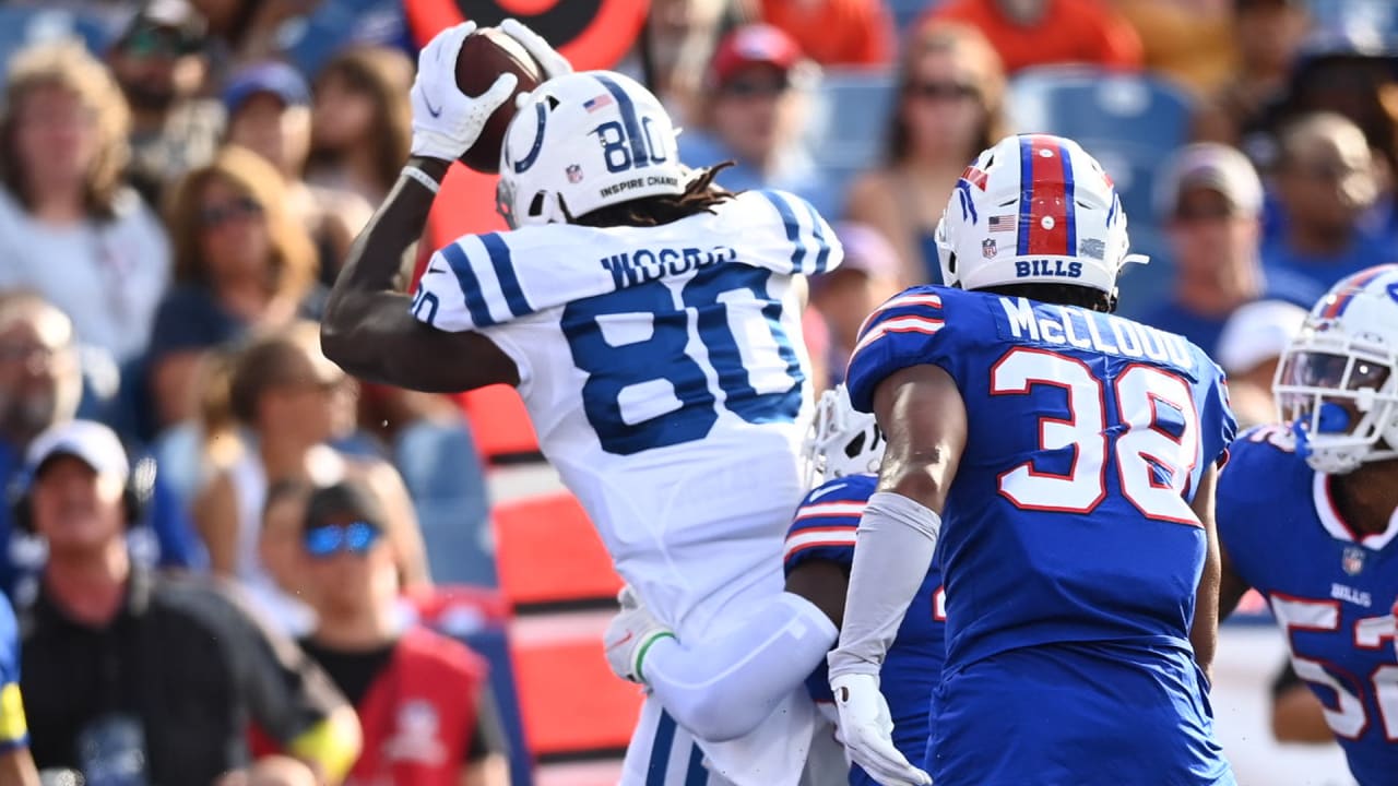 Jelani Woods Catches What Colts Hope Is First Of Many Touchdowns In Preseason Debut