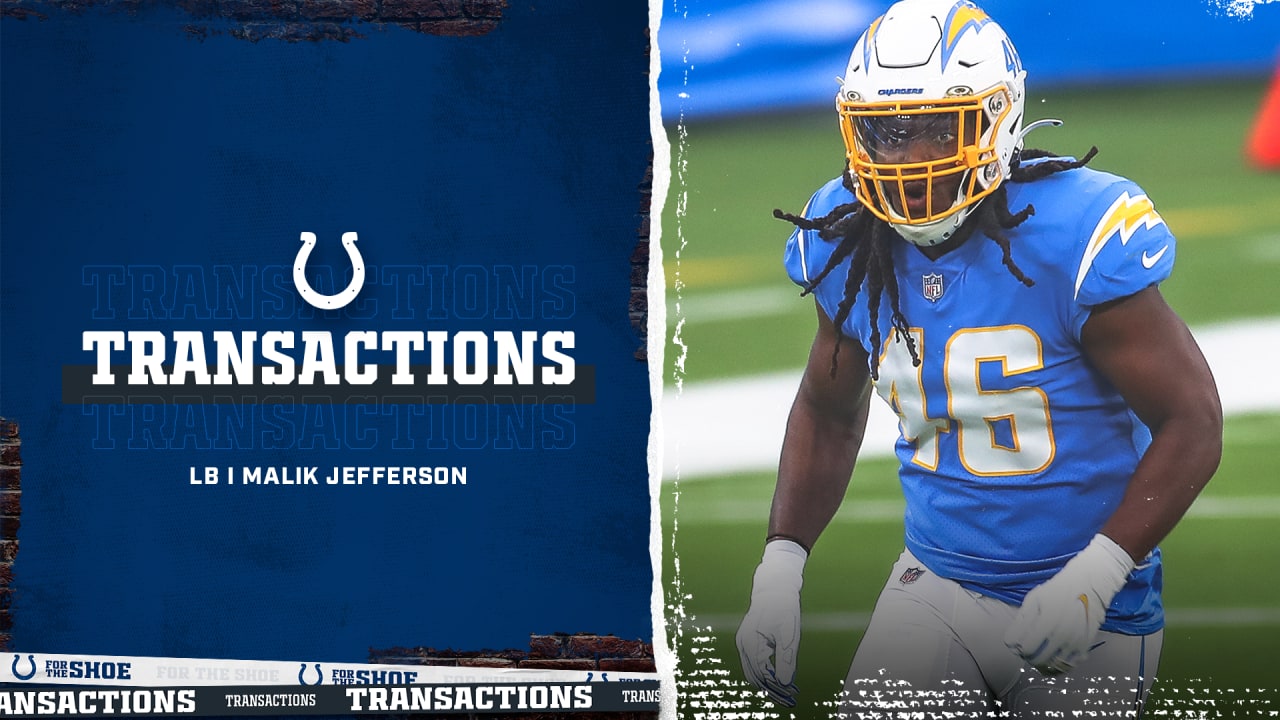 Colts sign athletic veteran linebacker Malik Jefferson