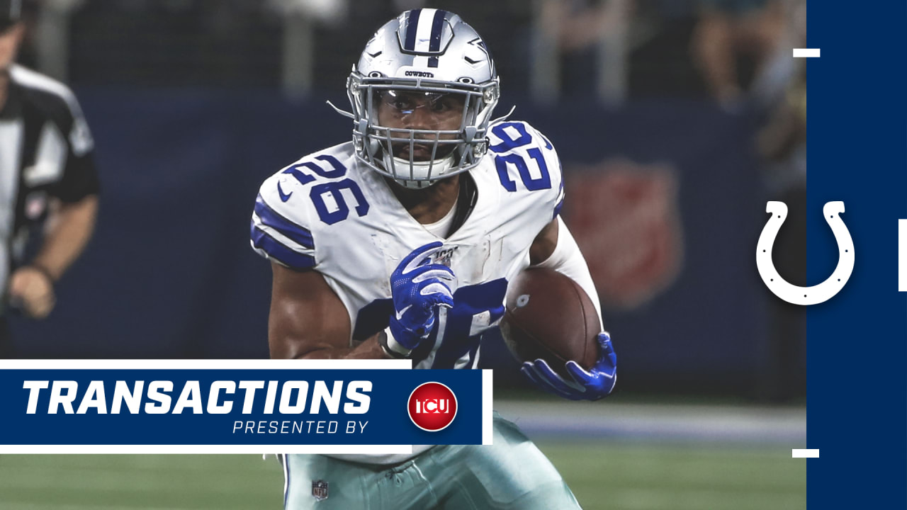 The Indianapolis Colts today announced the signing of running back Darius  Jackson to their practice squad; in a corresponding move, the team placed  running back Bruce Anderson III on the practice squad-injured