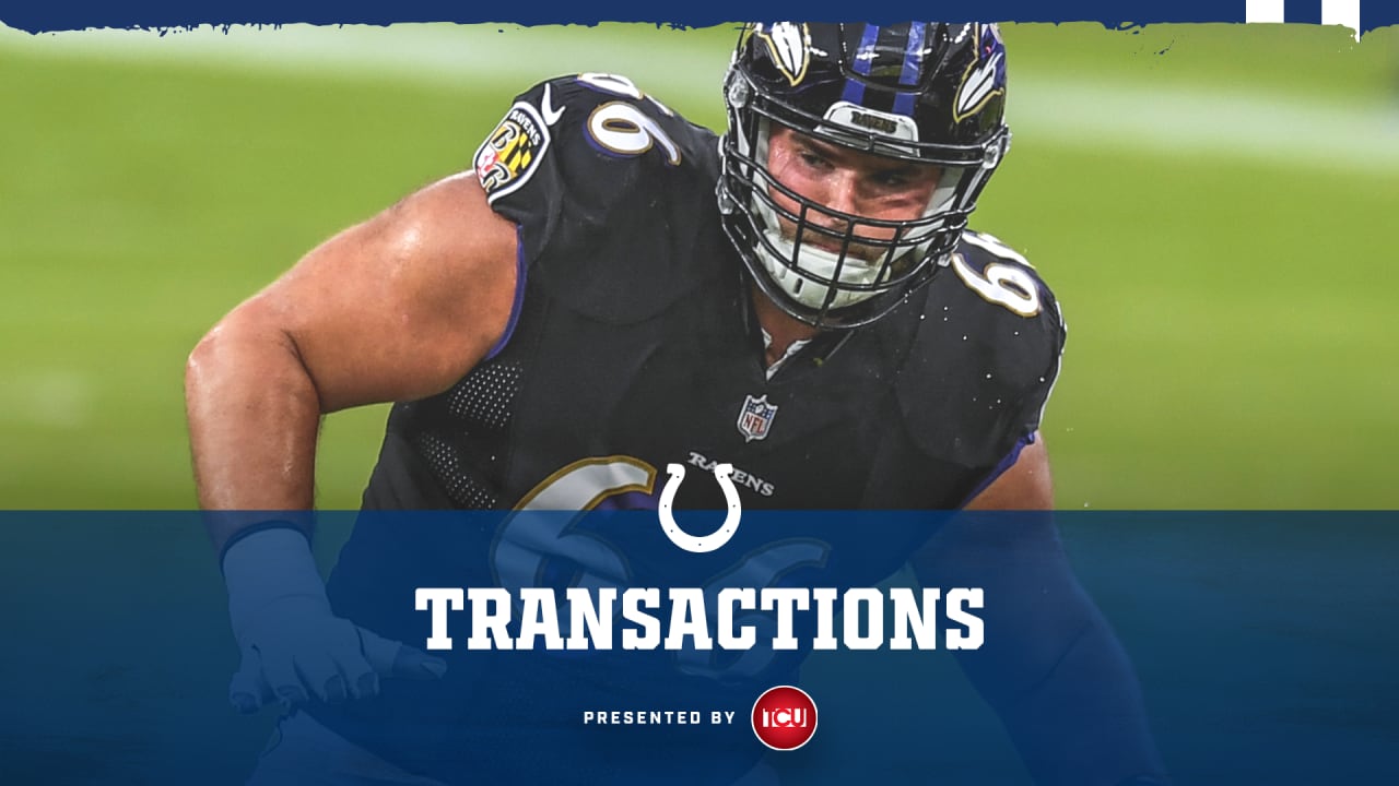 Colts Roster Update: OT Will Holden Signed Off Baltimore Ravens