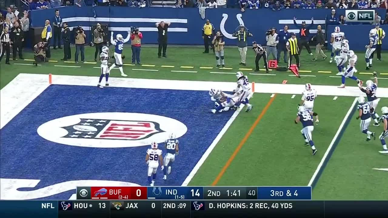 T.Y. Hilton Snakes Through Defenders on 28-yards