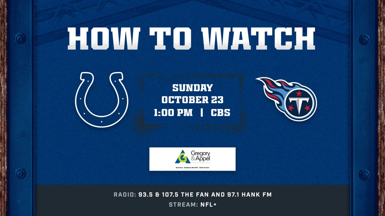 Jacksonville Jaguars at Indianapolis Colts (Week 6) kicks off at 1:00 p.m. ET this Sunday and is available to watch on CBS and NFL+.