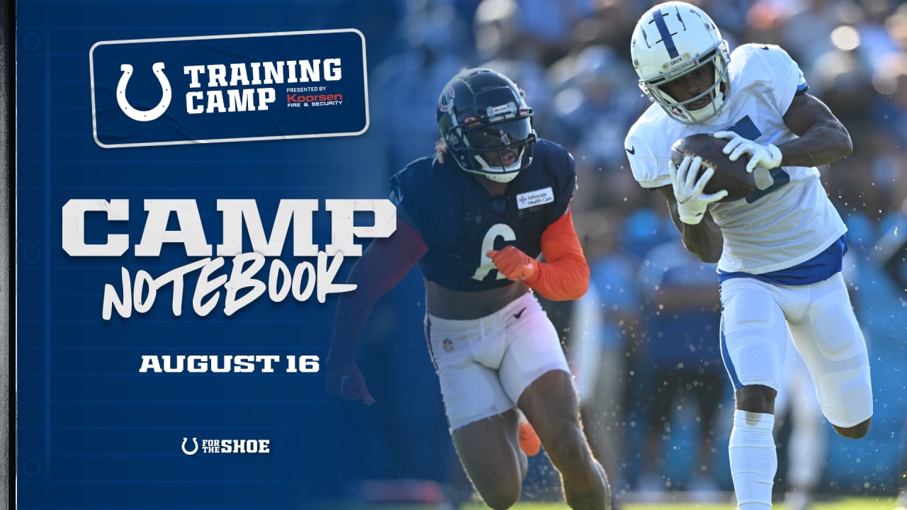 Training camp notebook Colts, Bears hold first of two competitive joint practices
