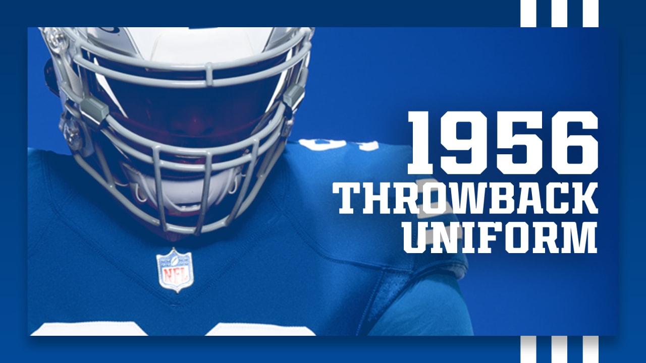 Indianapolis Colts To Wear 1956 Throwback Uniforms Against Tampa Bay  Buccaneers – SportsLogos.Net News