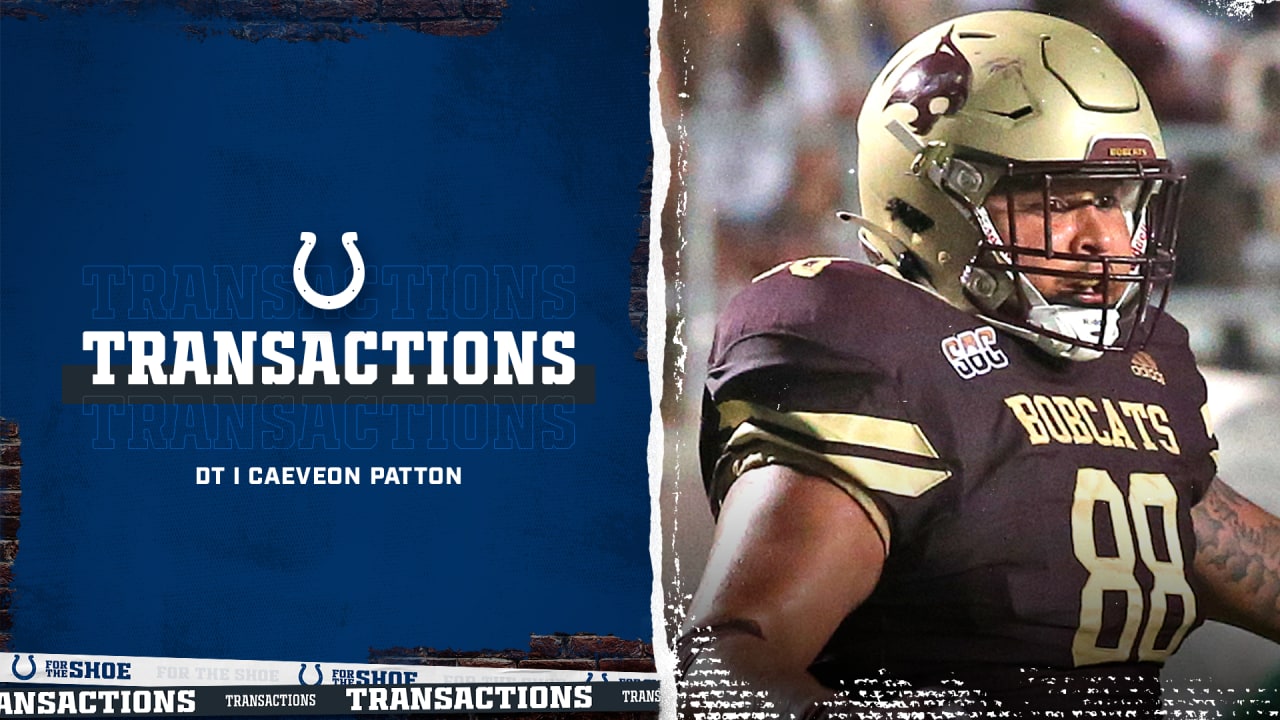 Texas State Football on X: First look at our guy, Caeveon Patton, getting  work in at Mini Camp with the Indianapolis Colts! 