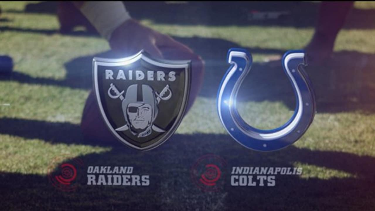 Colts vs. Raiders score updates, highlights, live coverage