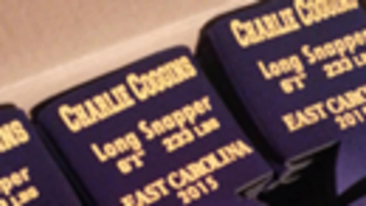 Colts Long Snapper Matt Overton Wishes Combine Koozie Guy Luck