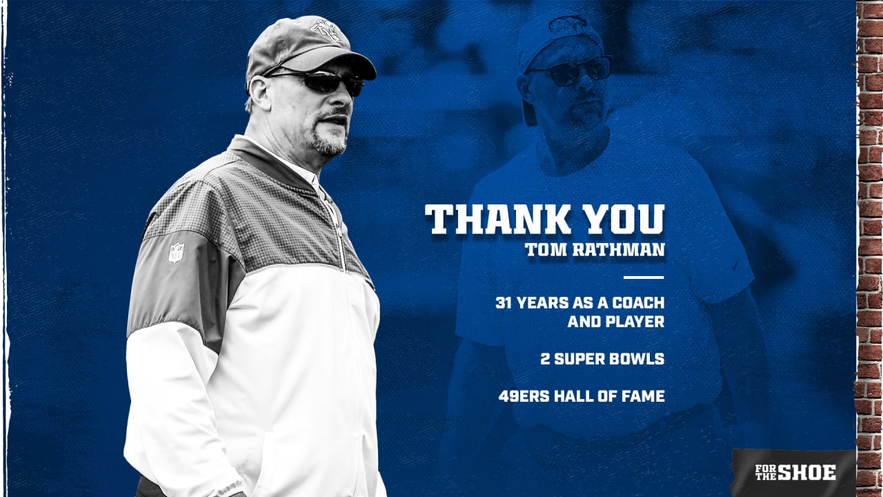 Colts running backs coach Tom Rathman announces his retirement after 31  years in the NFL