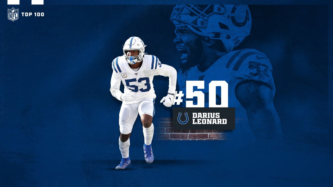 Colts LB Darius Leonard was voted the 50th-best player in the