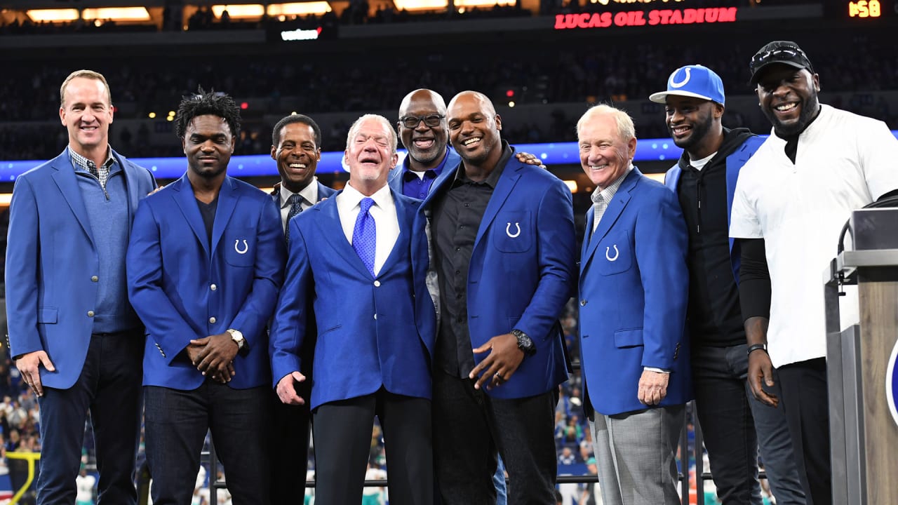 Faulk, Dickerson relish Colts Ring honor