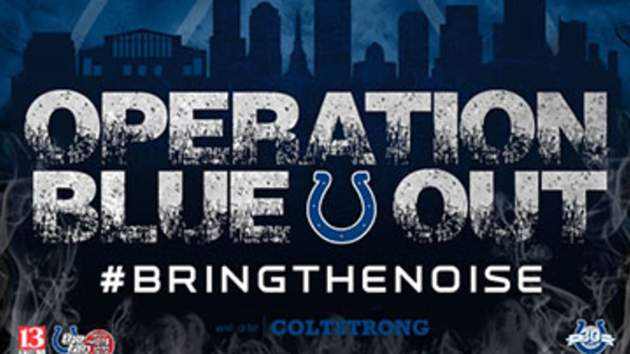 Colts announce Blue Out Week ahead of Thursday Night Football