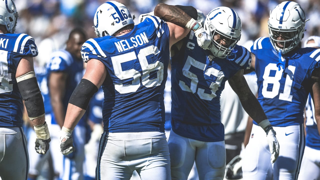 Indianapolis Colts guard Quenton Nelson and linebacker Darius