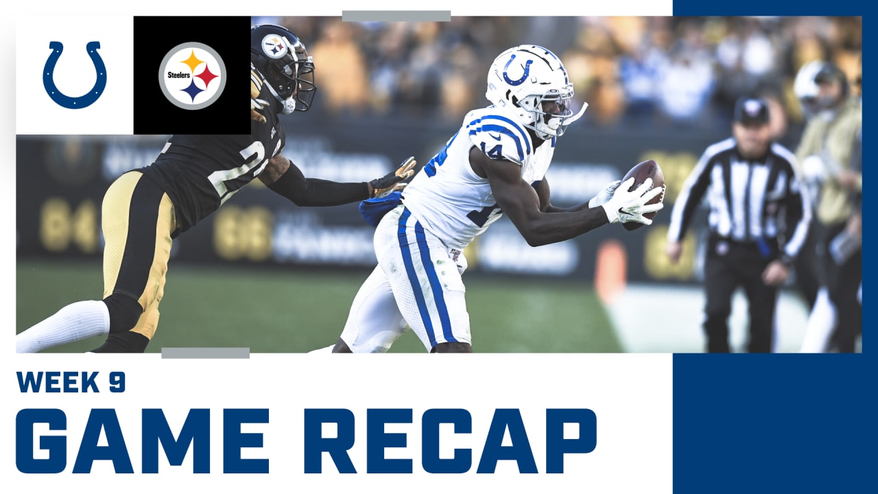 Game Recap Colts at Steelers