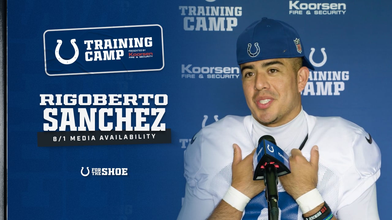 Rigoberto Sanchez Training camp media availability, August 1