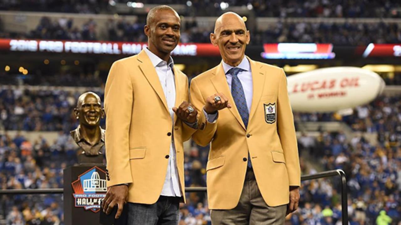 CLASS OF 2016 ENSHRINEES TONY DUNGY AND MARVIN HARRISON TO RECEIVE THEIR  HALL OF FAME RING OF EXCELL