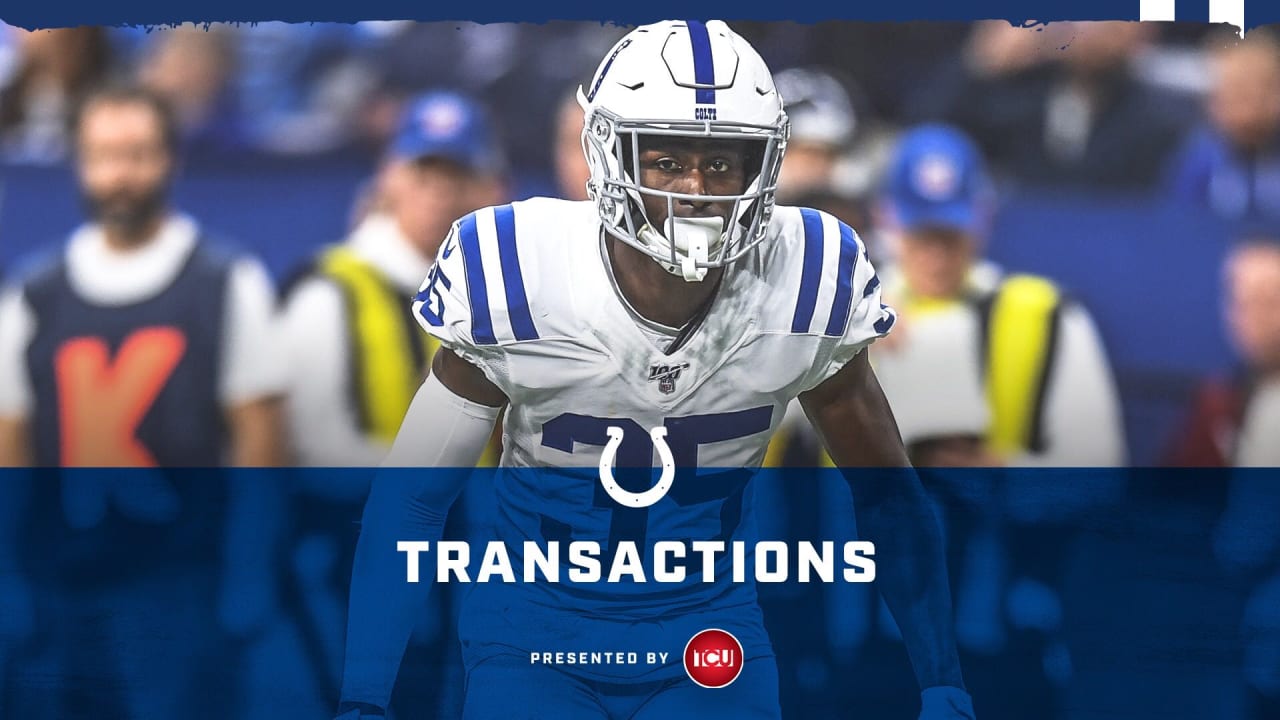 The Indianapolis Colts have released cornerback Pierre Desir