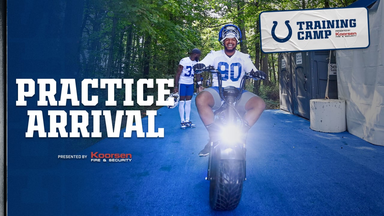 2023 Colts Training Camp Practice Arrival, July 26