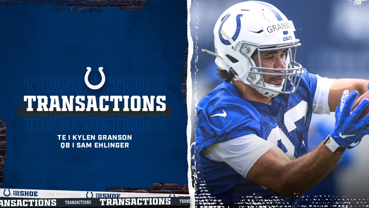 Colts Sign Kylen Granson, Sam Ehlinger; Entire 2021 Draft Class Under  Contract