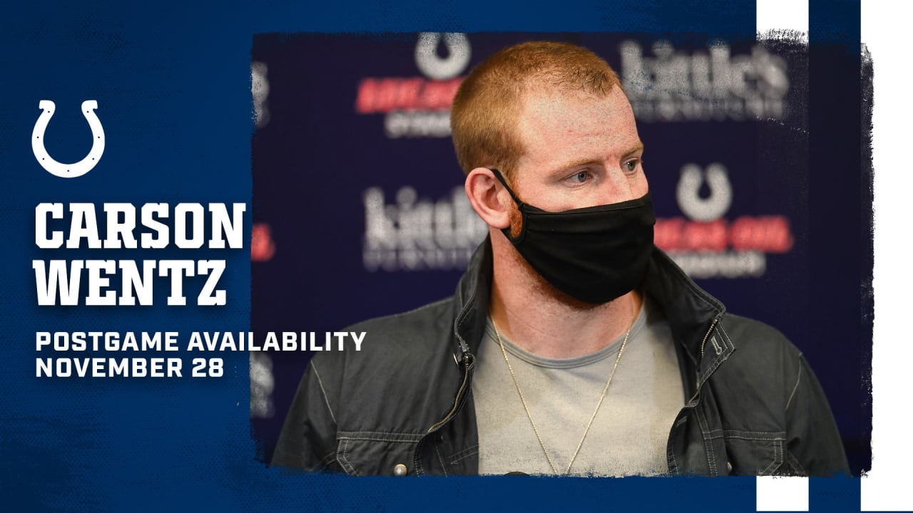 Colts vs. Buccaneers Postgame: Carson Wentz