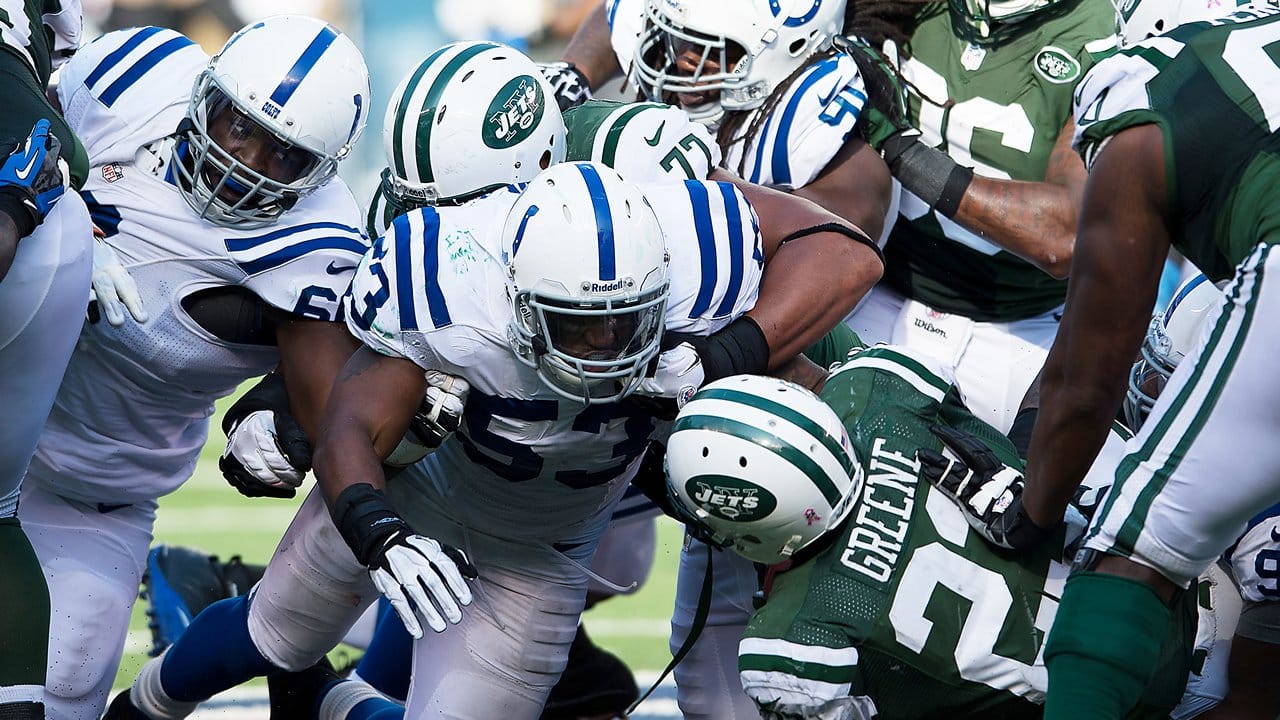 Colts vs Jets Kavell Conner