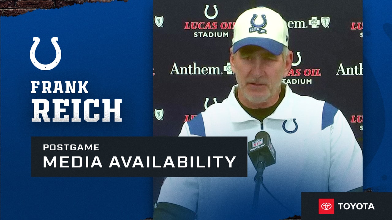 Colts Head Coach Frank Reich Conference Call - Stampede Blue