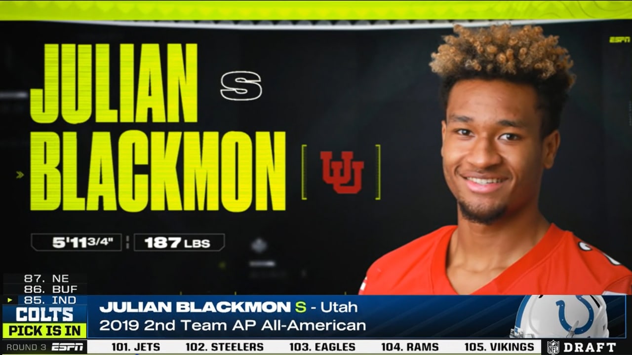 NFL Draft Profile: S Julian Blackmon, Utah – Indianapolis Colts - ESPN700