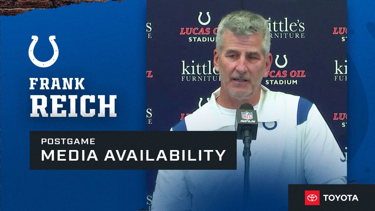 Indianapolis Colts coach Frank Reich mic'd up during AFC Playoff game