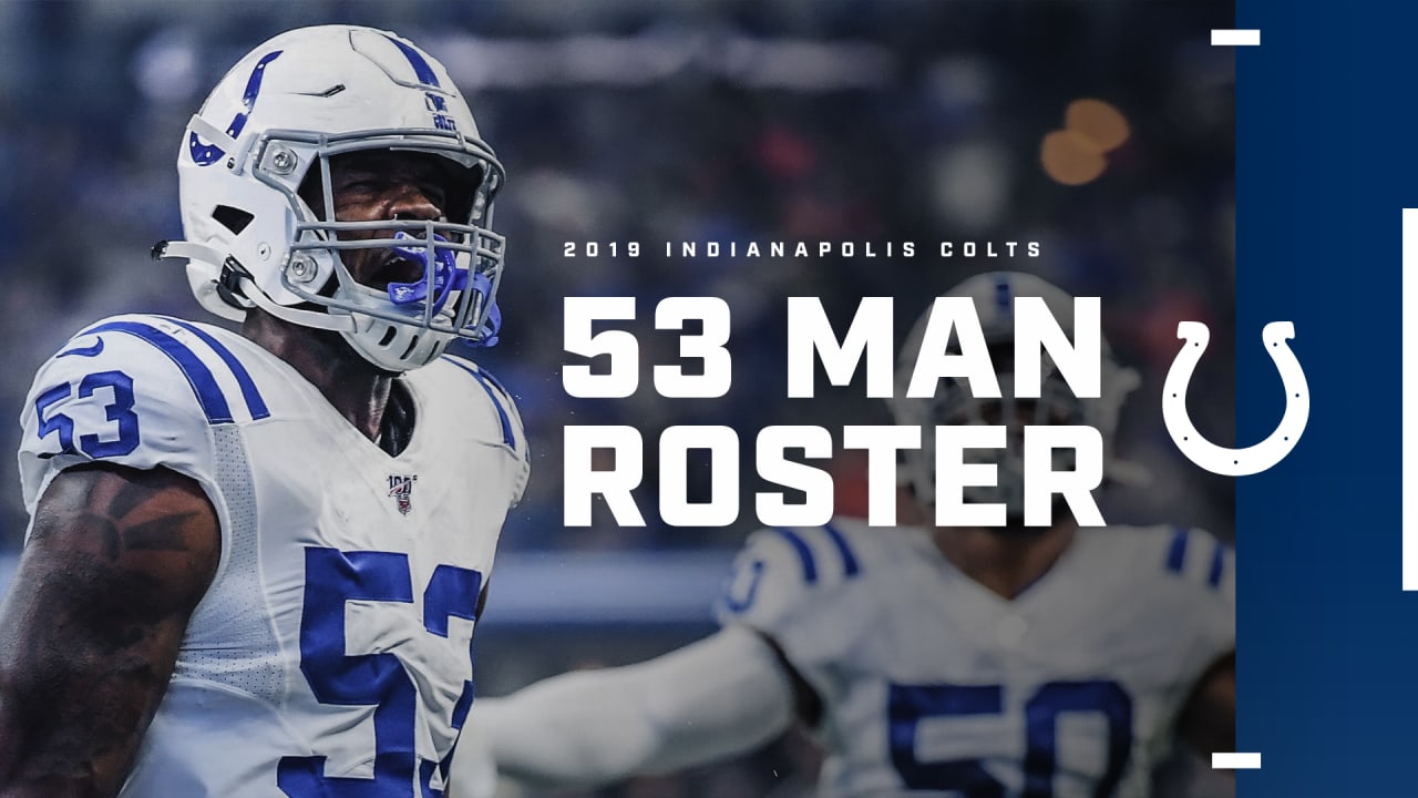 Indianapolis Colts' 53-man roster guide by jersey number