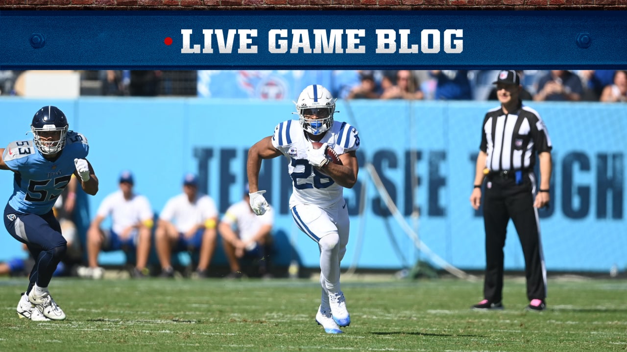 Colts vs Titans live score & H2H