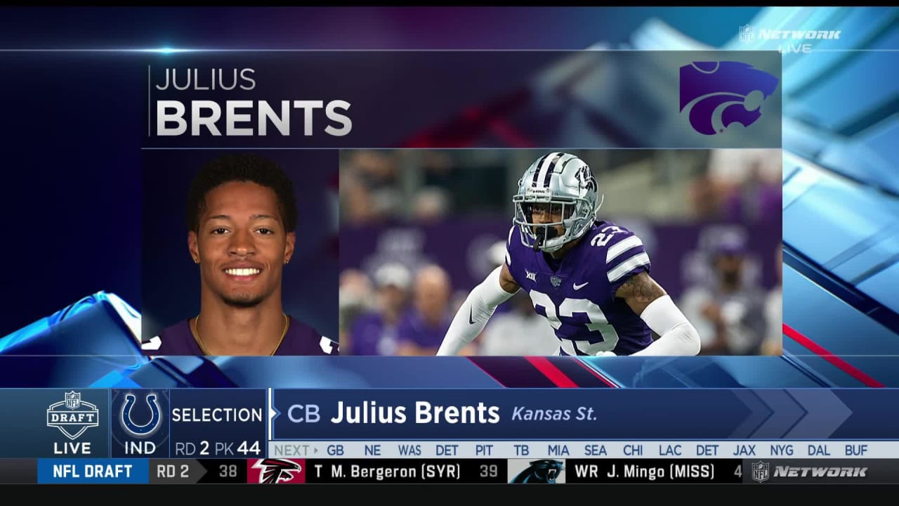 Colts select Julius Brents with No. 44 pick in 2023 draft