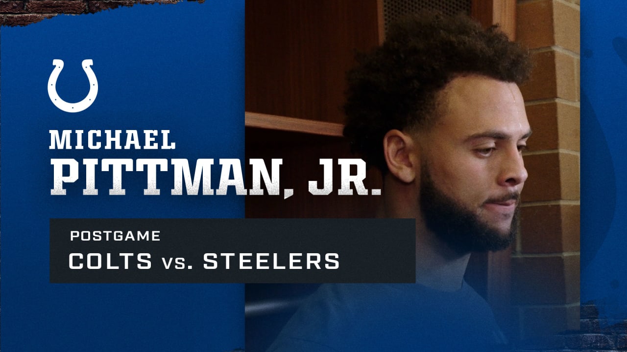 Michael Pittman, Jr.: Colts vs. Steelers Postgame