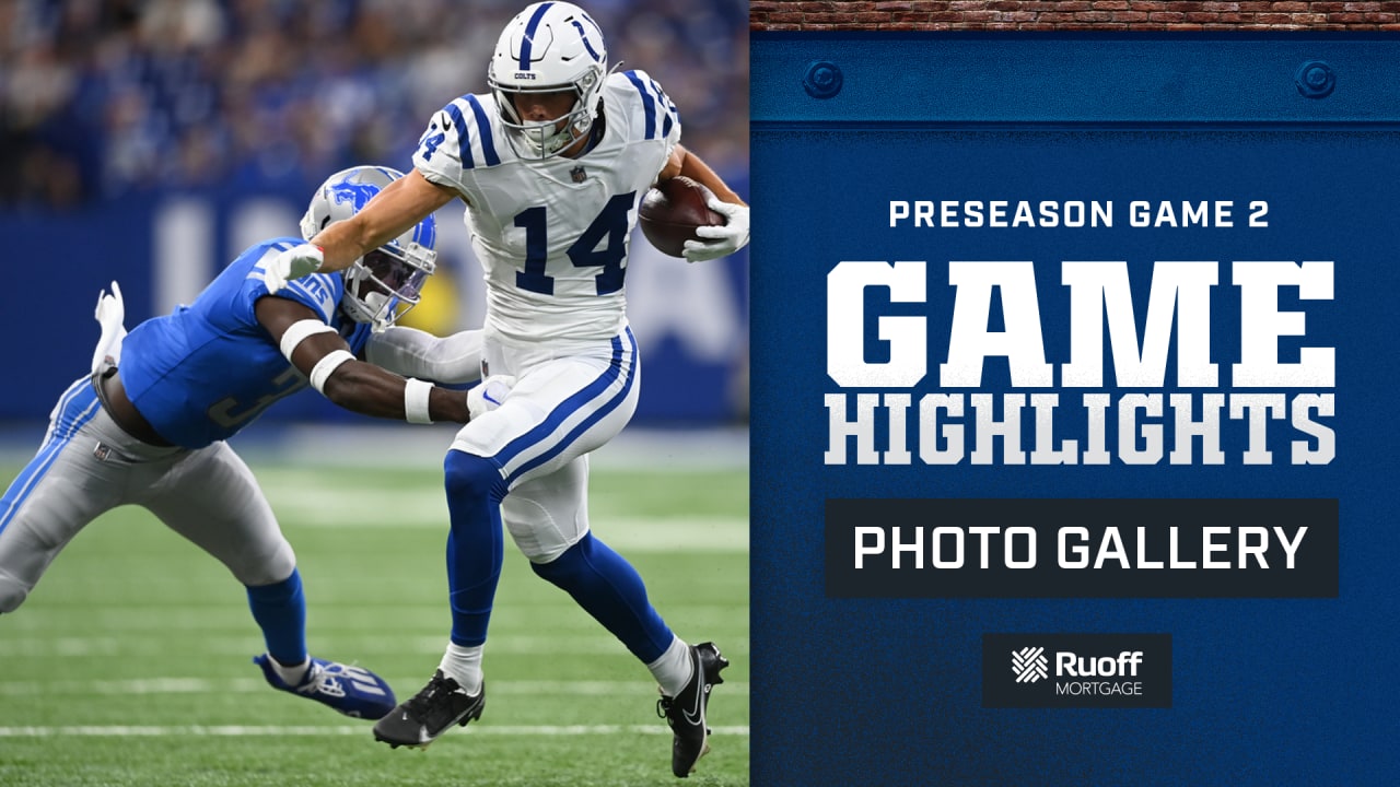 Game Highlights: Lions at Colts, Preseason Game 2