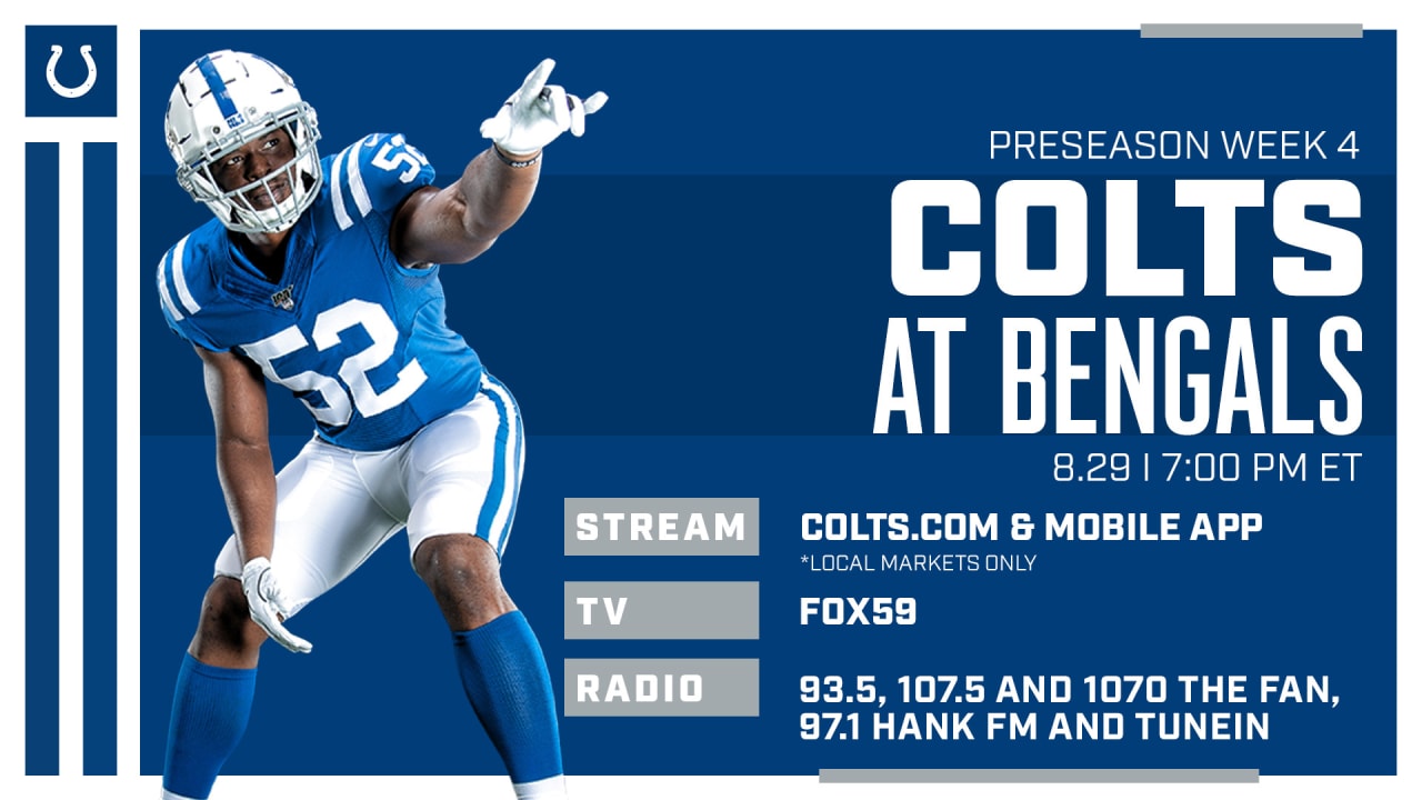 Indianapolis Colts release preseason schedule; games on FOX59