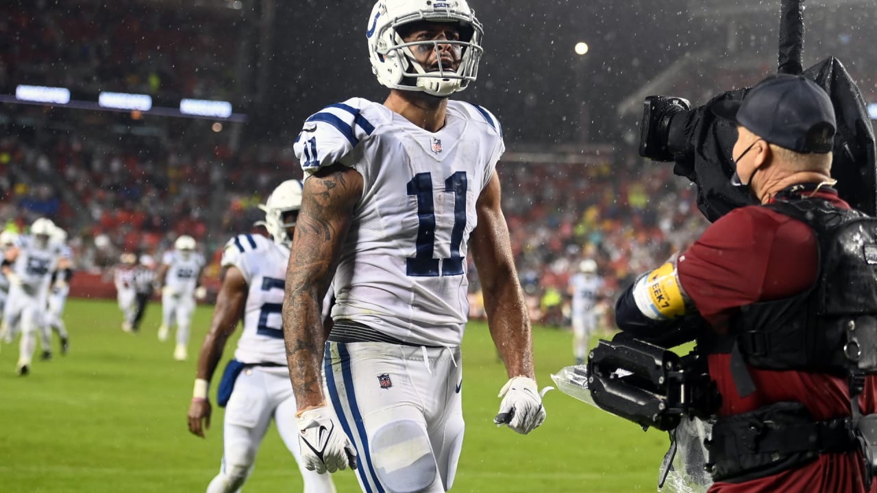 November 28, 2022: Pittsburgh Steelers linebacker Myles Jack (51) makes  tackle on Indianapolis Colts wide receiver Michael Pittman Jr. (11) during  NFL game in Indianapolis, Indiana. John Mersits/CSM Stock Photo - Alamy