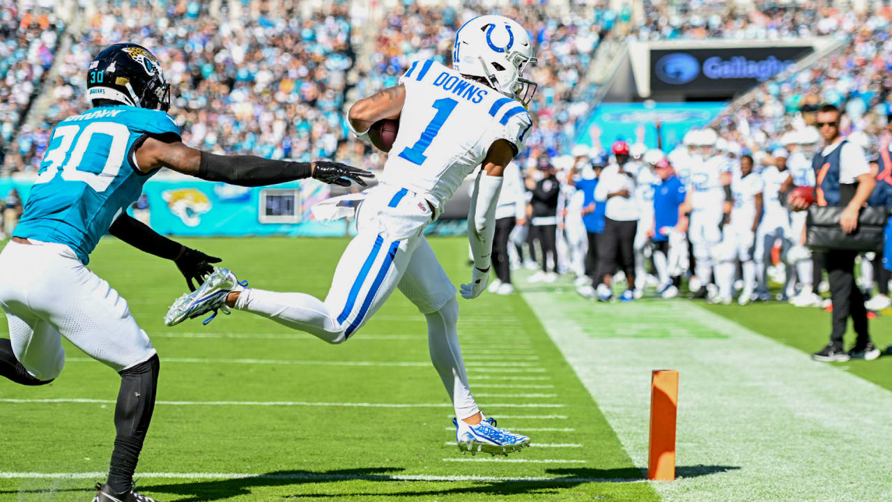 HIGHLIGHT | Josh Downs' first NFL touchdown catch comes vs. Jaguars in Week 6