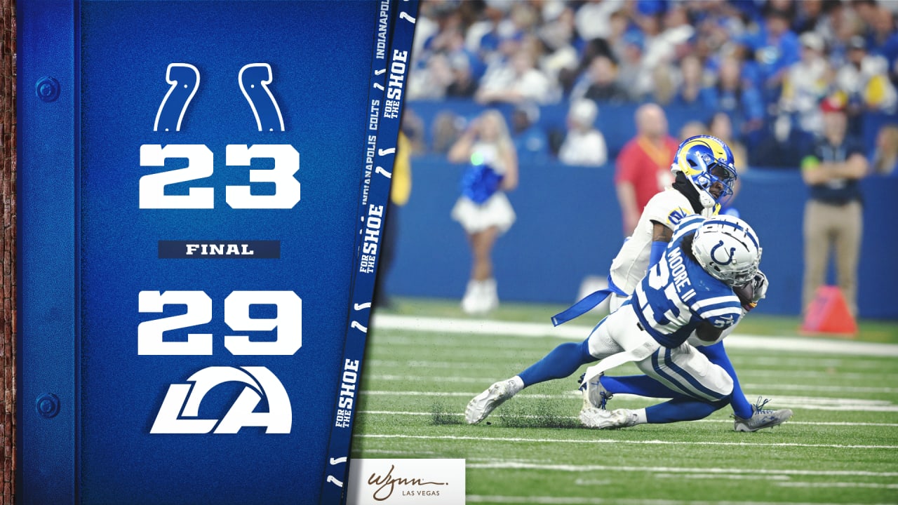 Indianapolis Colts host the Los Angeles Rams in NFL week 4