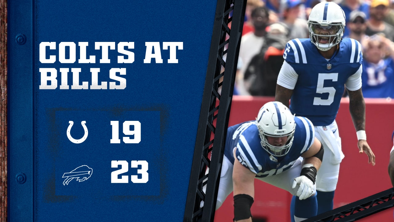 Anthony Richardson debuts as Colts fall to Bills in 2023 preseason opener