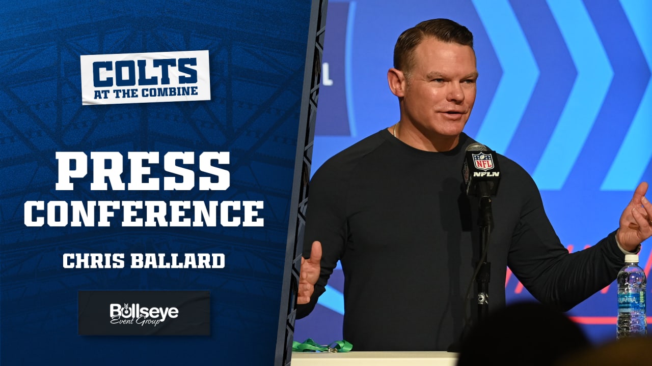 Watch Colts GM Chris Ballard and head coach Frank Reich's media  availability at the 2022 NFL Combine LIVE on