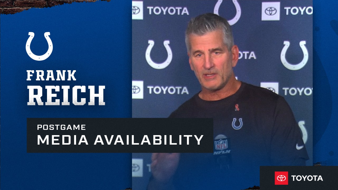 Frank Reich: Colts at Texans Postgame