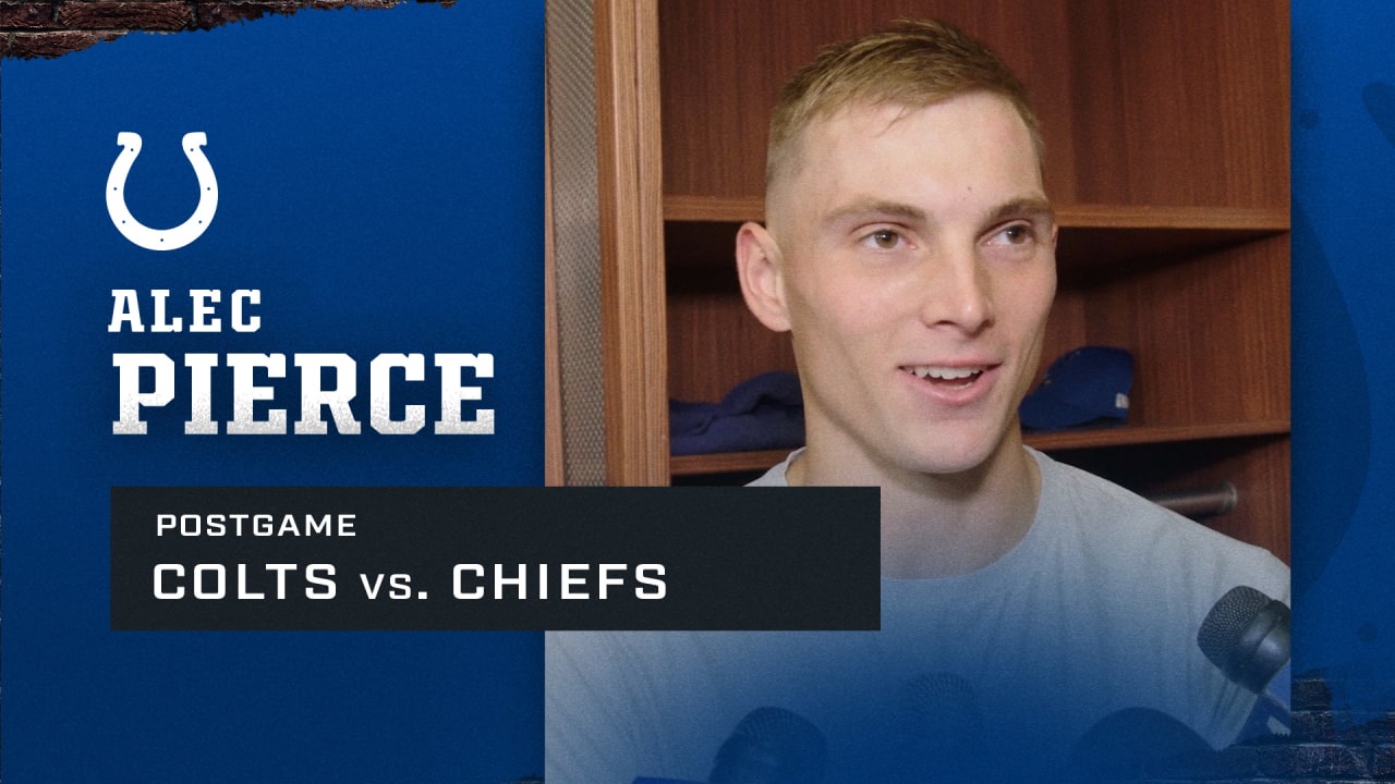 Alec Pierce Colts vs. Chiefs Postgame