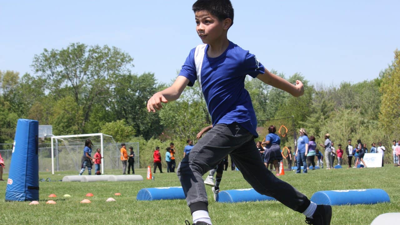 Big Blue Football Camp North Wayne Elementary