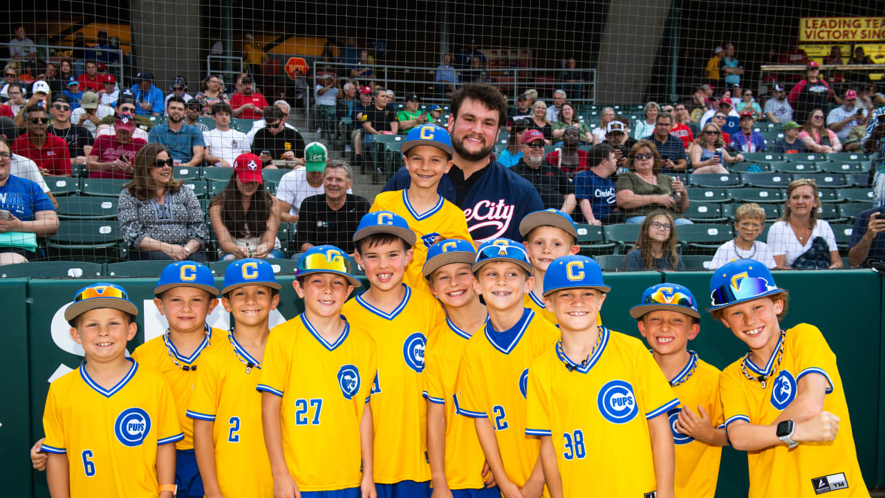Colts At Bat at Victory Field