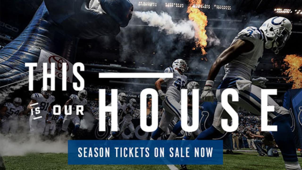 Colts Season Tickets On Sale Now!