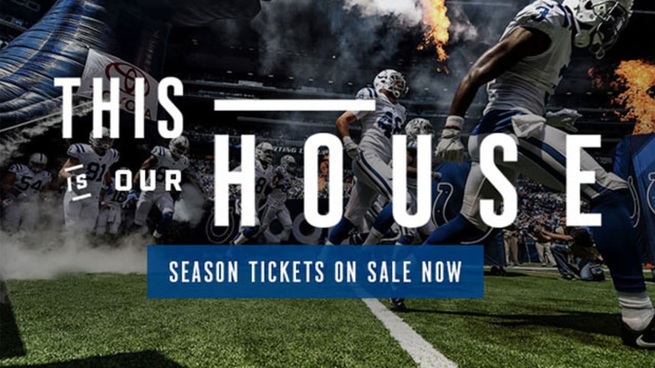 Indianapolis Colts 2021 season tickets are officially on sale