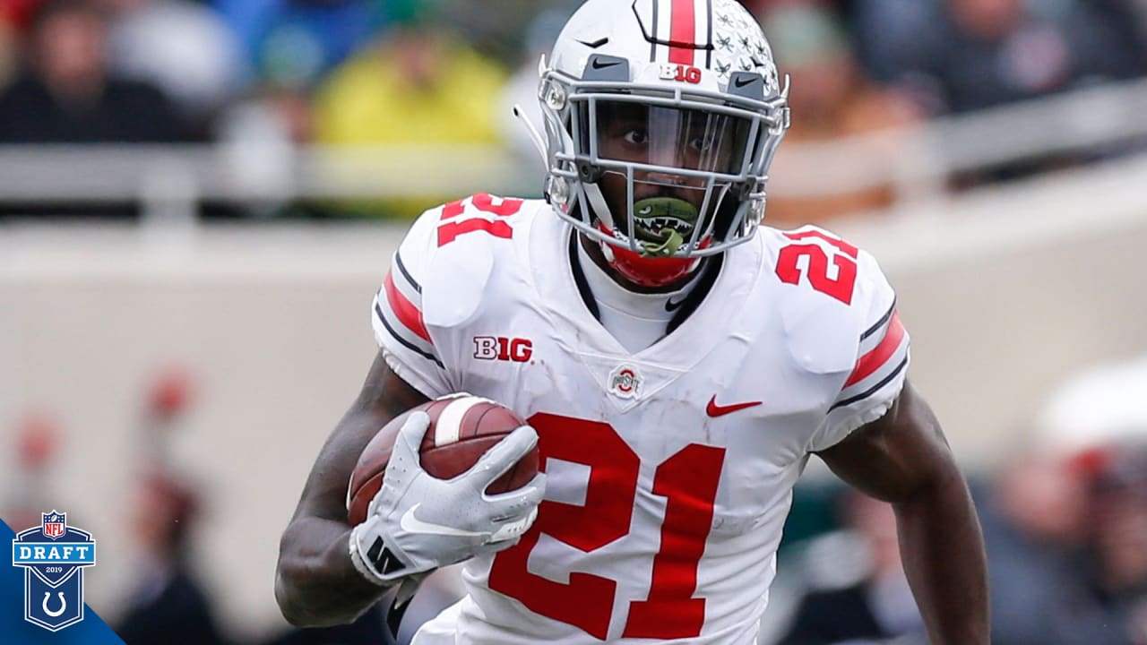 Indianapolis Colts wide receiver Parris Campbell (1) makes a catch