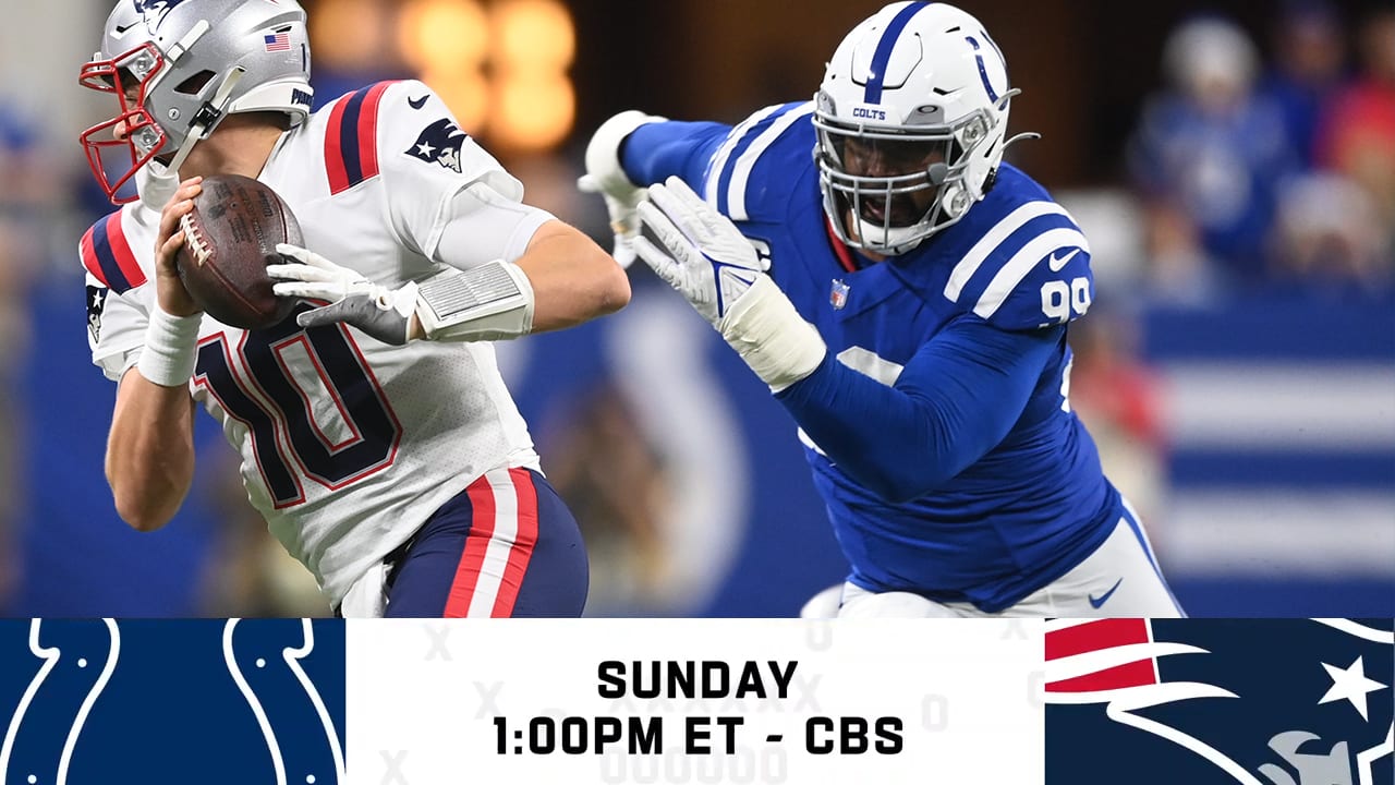 Colts vs. Patriots live updates, scores, highlights