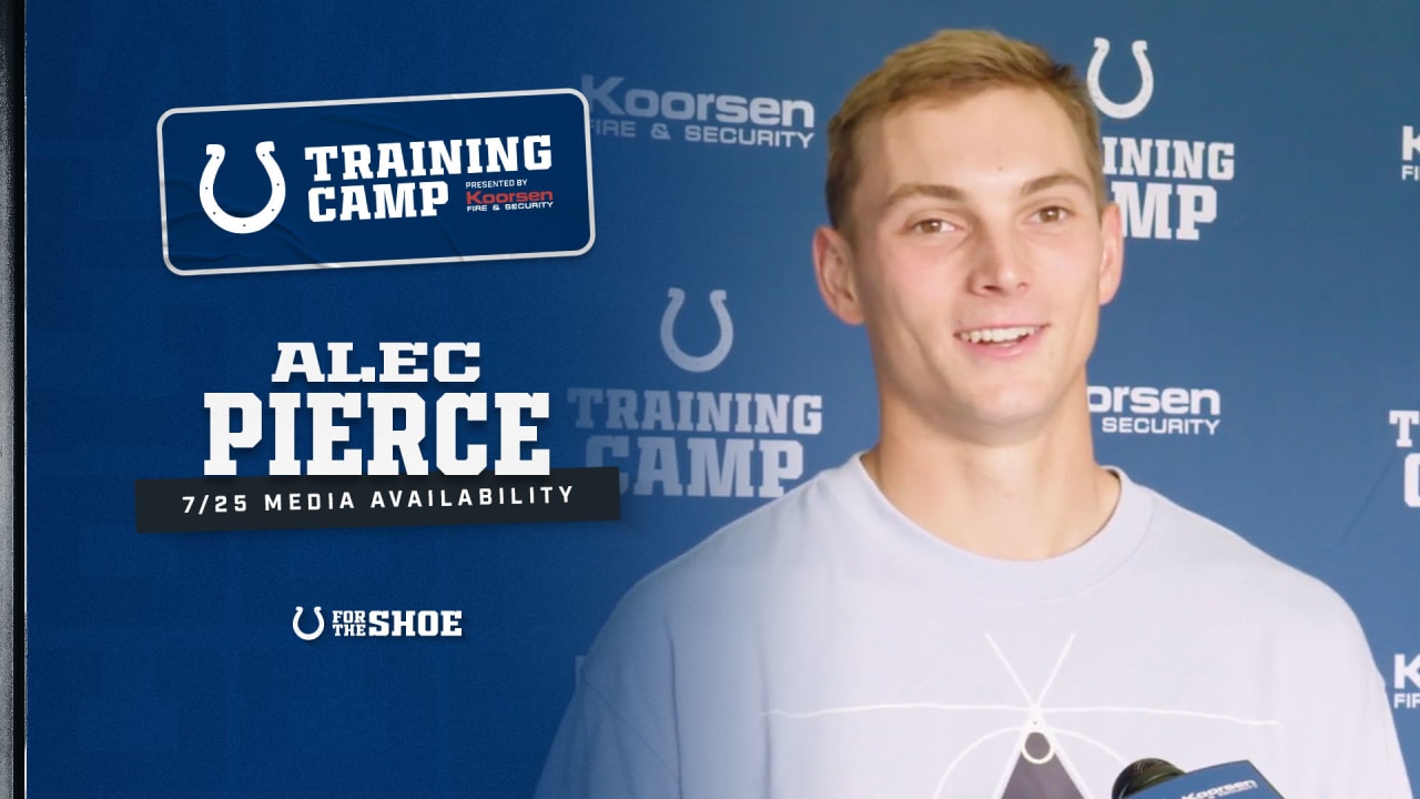 Indianapolis Colts' Alec Pierce getting trial by fire at training camp